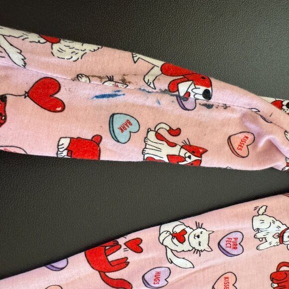 Little Sleepies Dog and Cat Furever Valentines Day PJs PLAY/FAIR Condition - Picture 3 of 6